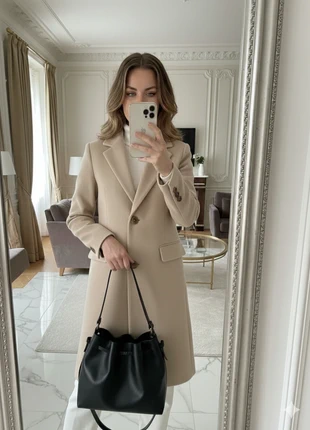 Schwarze Lederhandtasche Beuteltasche Vintage h&m, marque: H&M, état: Bon état, 29,00 €, 31,15 € Protection acheteurs incluse