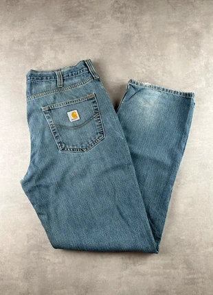 Jean carhartt workwear baggy bleu vintage - Taille 36x32, marca: Carhartt, estado: Muito bom, tamanho: PT 46 | W36, €19.00, €20.65 inclui Proteção do Comprador Pro