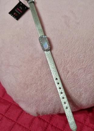 Bracciale in ecopelle con strass super luminoso, brand: Fashion, condizioni: Nuovo con cartellino, €1.50, €2.28 include la Protezione acquisti