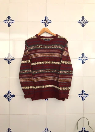 Vintage Coogie Sweater Jersey Made in Italy Multicolor Y2K Style Retro Premium 80s, marca: Vintage Dressing, estado: Muito bom, tamanho: S, €28.00, €30.10 inclui Proteção do Comprador