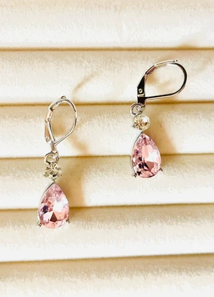 Boucles d’oreilles argentées en acier inoxydable et zircon, état: Neuf sans étiquette, 6,00 €, 7,00 € Protection acheteurs incluse