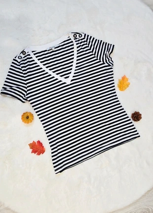 T-shirt neuf marinière Morgan L 🌸, marque: Morgan, état: Neuf sans étiquette, taille: L / 40 / 12, 12,00 €, 13,30 € Protection acheteurs incluse