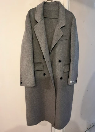 Manteau gris long 80%laine, brand: boutique, condition: Very good, size: L / 40 / 12, €58.00, €61.60 includes Buyer Protection