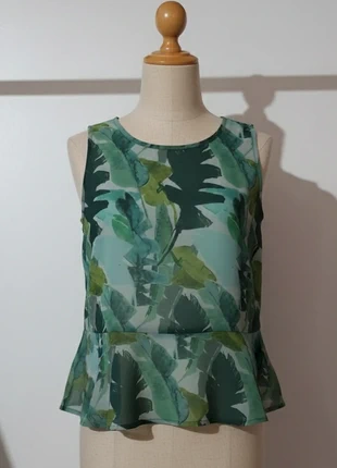 🌴 Blusa Transparente Tropical – S/M | Nova | Verão Pronto, marque: Evolution, état: Neuf sans étiquette, taille: Taille unique, 2,00 €, 2,80 € Protection acheteurs incluse