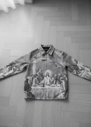 Veste imprimée "La Cène" style art gothique – Streetwear alternatif – Taille S, marque: y2k, état: Très bon état, taille: S, 42,60 €, 45,43 € Protection acheteurs incluse