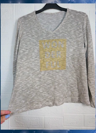 Linda camiseta metalizada con destellos en color champagne🍒, marque: Vintage Love, état: Très bon état, taille: M / 38 / 10, 3,00 €, 3,85 € Protection acheteurs incluse