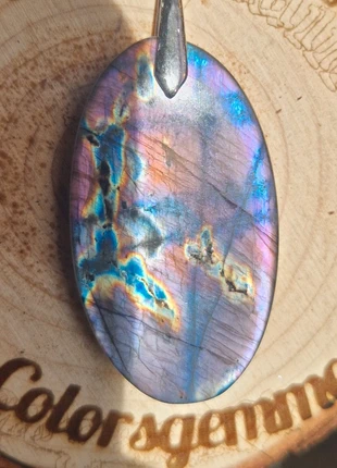 Pendentif labradorite 💜, brand: labradorite, condition: Very good, €25.00, €26.95 includes Buyer Protection Pro