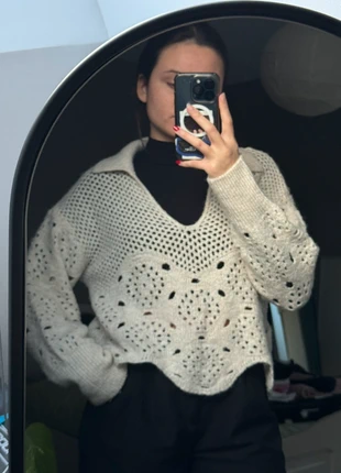 Pull mango beige grosses mailles, brand: Mango, condizioni: Ottime, taglia: M / IT 42 / EU 38, €4.00, €4.90 include la Protezione acquisti