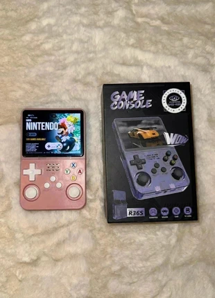 Console portable Gameboy R36S 15000 jeux 64 Go Rose 🩷, brand: Nintendo, condition: New without tags, €40.00, €42.70 includes Buyer Protection