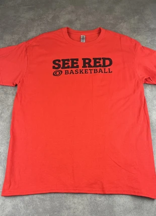 T-Shirt Vintage Sport USA Basketball Rouge Taille L, brand: Vintage Dressing, condition: Very good, size: L, €6.00, €7.00 includes Buyer Protection Pro