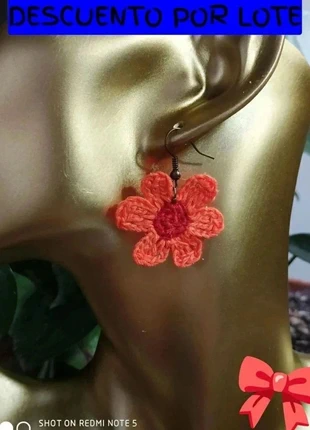 Pendientes crochet, marca: Boutique Parisienne, estado: Muito bom, €3.00, €3.85 inclui Proteção do Comprador