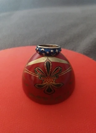 Bague bleue, merk: CCB, staat: Goed, maat: 54.3 mm / 17.3 mm Ø, € 4,00, € 4,90 inclusief Kopersbescherming