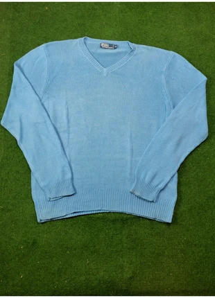 Pull en grosse maille Ralph Lauren sans logo discret bleu ciel taille XL, brand: Ralph Lauren, condizioni: Nuovo senza cartellino, taglia: XL / IT 46 / EU 42, €23.00, €24.85 include la Protezione acquisti Pro