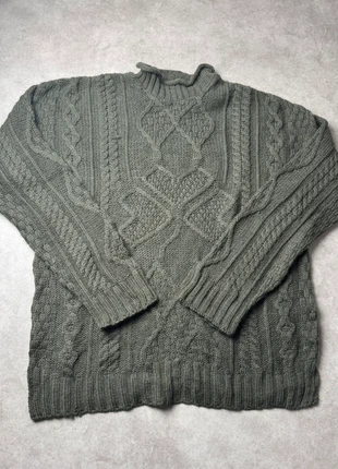 Pull Fait Main Torsadé Aran Wool Sweater 100% Laine Mérinos Marron Aran Craft L, marque: Aran Crafts, état: Très bon état, taille: L, 40,00 €, 42,70 € Protection acheteurs incluse