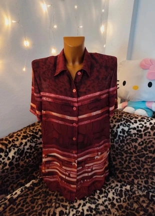 Vintage abstract blouse, brand: Vintage Dressing, condizioni: Ottime, taglia: XL / IT 46 / EU 42, €5.00, €5.95 include la Protezione acquisti