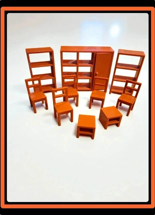 "IKEA vintage meubles miniatures orange maison de poupée rétro, brand: IKEA, condition: Very good, size: One size, €15.00, €16.45 includes Buyer Protection
