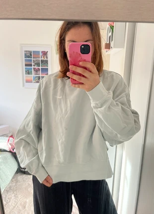 Sweat-shirt oversize crop bleu clair - Nike, marque: Nike, état: Bon état, taille: M / 38 / 10, 5,00 €, 5,95 € Protection acheteurs incluse