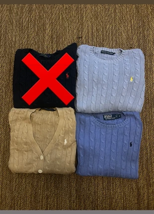 Lot de 2 pull col rond + 1 cardigan Torsadé Ralph Lauren Taille S, marque: Ralph Lauren, état: Très bon état, taille: S, 100,00 €, 105,70 € Protection acheteurs incluse