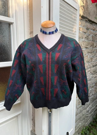 Pull 100% laine véritable vintage 80s, brand: Vintage Dressing, condizioni: Ottime, taglia: L / IT 44 / EU 40, €15.00, €16.45 include la Protezione acquisti