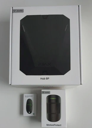 Lot Ajax – Hub BP + détecteur de mouvement + télécommande (neuf), marque: Ajax, état: Neuf avec étiquette, 312,00 €, 328,30 € Protection acheteurs incluse