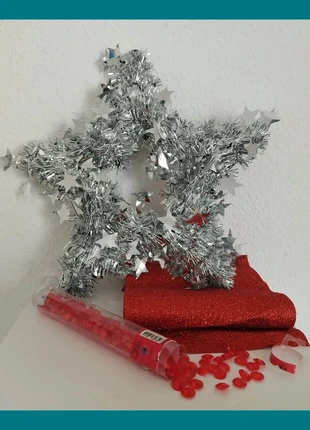 Tapis rouge 15x160+étoile +perles pour crèche, sapin=5€ le tout, marke: R&B, zustand: Gut, 5,00 €, 5,95 € beinhaltet Vinted-Käuferschutz Pro