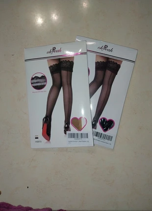 Lots 2 paires de bas Neufs, marque: Oh yeah, état: Neuf avec étiquette, taille: XXL / 44 / 16, 6,00 €, 7,00 € Protection acheteurs incluse