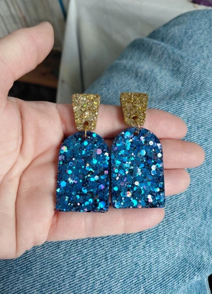 Boucles d'oreilles pendantes a paillettes, marke: Fait Main, zustand: Sehr gut, 9,00 €, 10,15 € inklusive Vinted-Käuferschutz