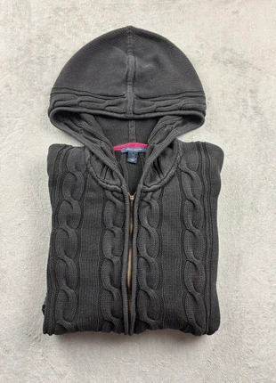 Sweat à capuche torsadée Veste d’hiver tommy Hilfiger noir M FR38 femme vintage zip p33, marca: Tommy Hilfiger, estado: Muy bueno, tamaño: M / 38 / 10, 5,99 €, 6,99 € Protección al comprador incluida