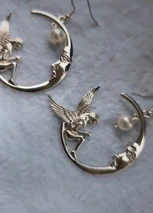 Pendientes hada y luna punk gothic witch, marque: Dolls Kill, état: Neuf sans étiquette, 9,99 €, 11,19 € Protection acheteurs incluse