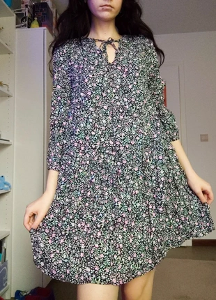 Hippie boho floral flowy summer dress, marca: C&A, estado: Muito bom, tamanho: S / 36 / 8, €5.00, €5.95 inclui Proteção do Comprador