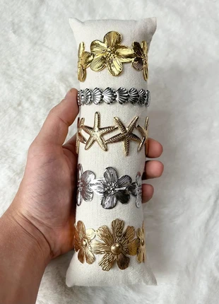 Bracelet au choix, bijoux jonc en acier inoxydable et ajustable doré et argenté, brand: Le Marché, condition: Very good, €9.90, €11.10 includes Buyer Protection Pro