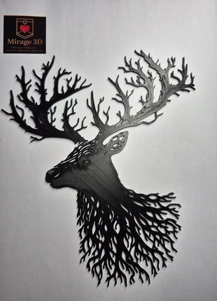 Décoration murale Cerf, marque: Impression, état: Très bon état, 4,00 €, 4,90 € Protection acheteurs (Pro) incluse