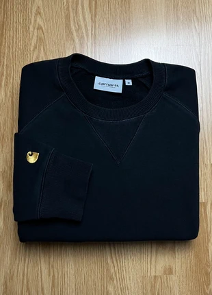 Sweat Carhartt Pull Col Rond | Taille M | Noir/Logo Brodé à la manche, marque: Carhartt, état: Très bon état, taille: M, 45,00 €, 47,95 € Protection acheteurs incluse