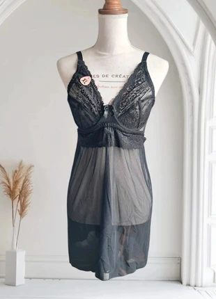 Ensemble Nuisette et Tanga Just for Victoria Taille XL 💜, marque: Just For Victoria, état: Neuf avec étiquette, taille: XL / 42 / 14, 34,90 €, 37,35 € Protection acheteurs (Pro) incluse