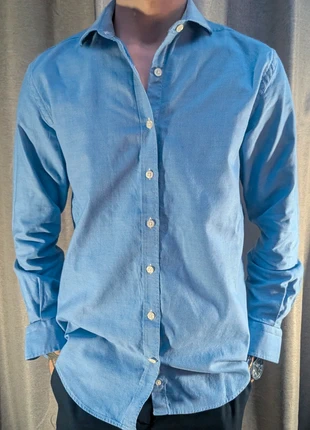 Chemise Café Coton bleue, brand: Café Coton, condition: Very good, size: M, €13.90, €15.30 includes Buyer Protection