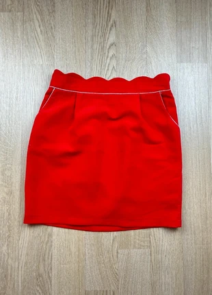 Jupe courte femme corail Noémie & Co liseré doré – Taille L, estado: Muy bueno, tamaño: L / 40 / 12, 7,00 €, 8,05 € Protección al comprador incluida