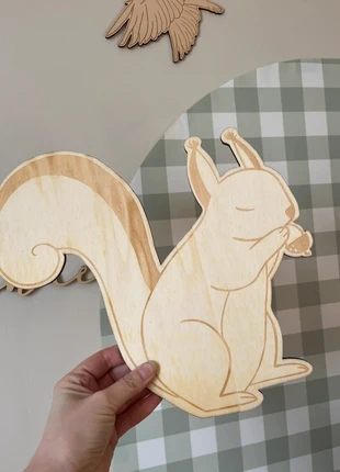 Écureuil le en bois déco, merk: Creatrice, staat: Heel goed, € 6,00, € 7,00 inclusief Kopersbescherming