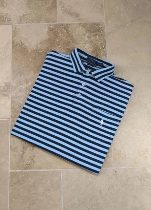 Polo Ralph Lauren - homme M classic fit - bleu et marine logo blanc - Avec poche, marca: Ralph Lauren, estado: Muito bom, tamanho: M, €25.00, €26.95 inclui Proteção do Comprador Pro