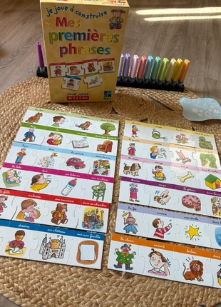 Jeu mes premières phrases lecture, merk: Megableu, staat: Heel goed, maat: 4 jaar / 104 cm, € 5,00, € 5,95 inclusief Kopersbescherming Pro