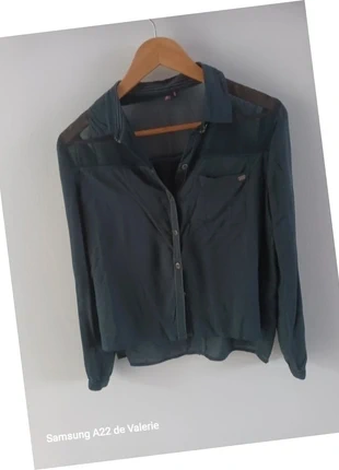 Blouse Superdry femme • Taille XS • Voile léger noir, merk: Superdry, staat: Nieuw zonder prijskaartje, maat: XS / 34 / 6, € 12,99, € 14,34 inclusief Kopersbescherming