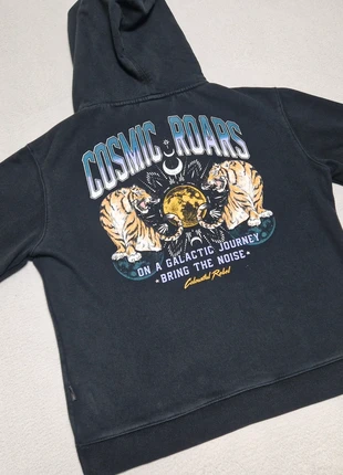 Colourful Rebel Cosmic Roars Hoodie Zwart M unisex, merk: Colourful Rebel, staat: Heel goed, maat: M / 38 / 10, € 12,50, € 13,83 inclusief Kopersbescherming