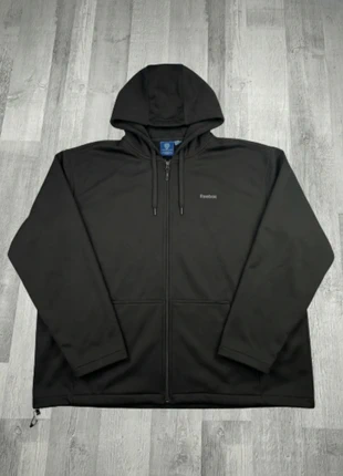 Veste polaire Reebok noire à capuche – Doublure sherpa – Taille estimée XXL, brand: Reebok, condition: Very good, size: XXL, €17.90, €19.50 includes Buyer Protection