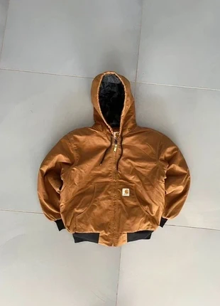 Carhartt Brown Hooded Active Jacket With Quilted Lining, marque: Carhartt, état: Neuf sans étiquette, taille: S, 70,00 €, 74,20 € Protection acheteurs incluse