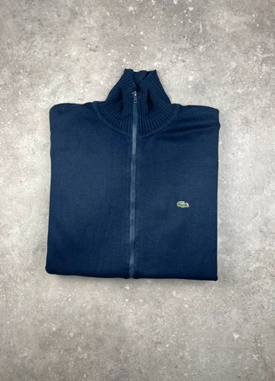 Gilet Cardigan Full Zip Lacoste Taille (6) XL Homme Bleu Marine Logo Brodé Coton Acrylique #LA175, brand: Lacoste, condizioni: Ottime, taglia: XL, €35.00, €37.45 include la Protezione acquisti Pro