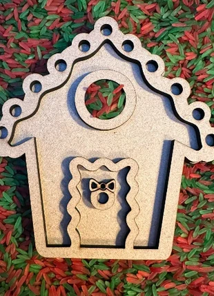 Vulvorm - kersthuisje, état: Neuf sans étiquette, taille: Taille unique, 3,00 €, 3,85 € Protection acheteurs incluse