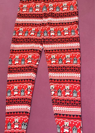 Weihnachts Leggings / Hose, marque: Basic Style, état: Très bon état, taille: XL / 42 / 14, 3,00 €, 3,85 € Protection acheteurs incluse