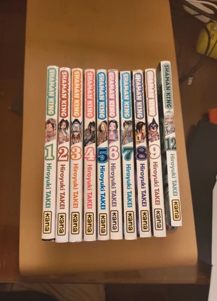 Lot Manga Shaman King Tomes 1 à 9 + 12, estado: Bom, €15.00, €16.45 inclui Proteção do Comprador