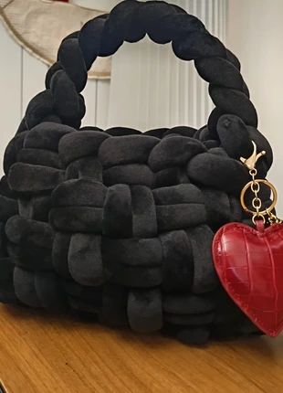 Borsa handmade intrecciata velluto, marca: Vintage Dressing, estado: Nuevo sin etiquetas, 45,00 €, 47,95 € Protección al comprador incluida