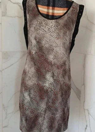 Robe sans manches imprimé animalier et marron. IKKS taille 38, marke: IKKS, zustand: Sehr gut, größe: M / 38 / 10, 20,00 €, 21,70 € inklusive Vinted-Käuferschutz