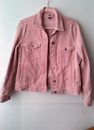 💖 Must Have! Vintage: Cord-Jacke in Puder Pink, marque: H&M, état: Très bon état, taille: M / 38 / 10, 5,00 €, 5,95 € Protection acheteurs incluse